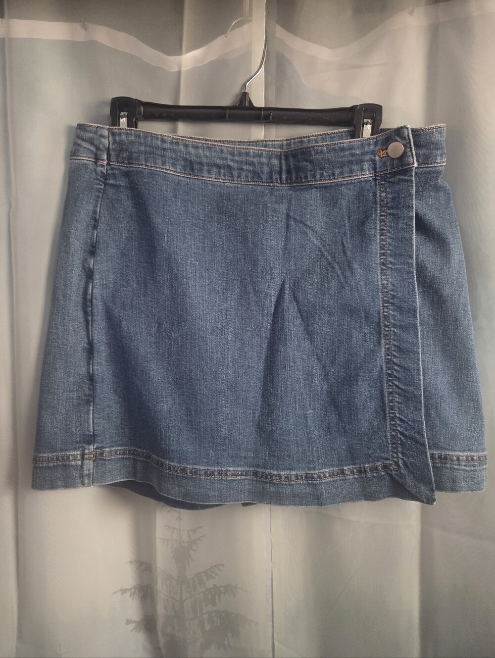 Talbots Light Blue Denim Skort